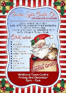 WHITLAND CHRISTMAS LIGHTS SWITCH-ON AND CHRISTMAS MARKET: